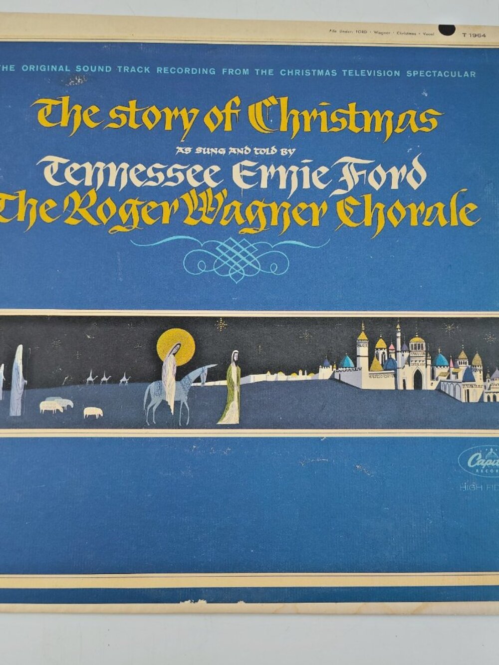 The Story of Christmas Tennessee Ernie Ford Roger Wagner 1964 Vinyl Record LP